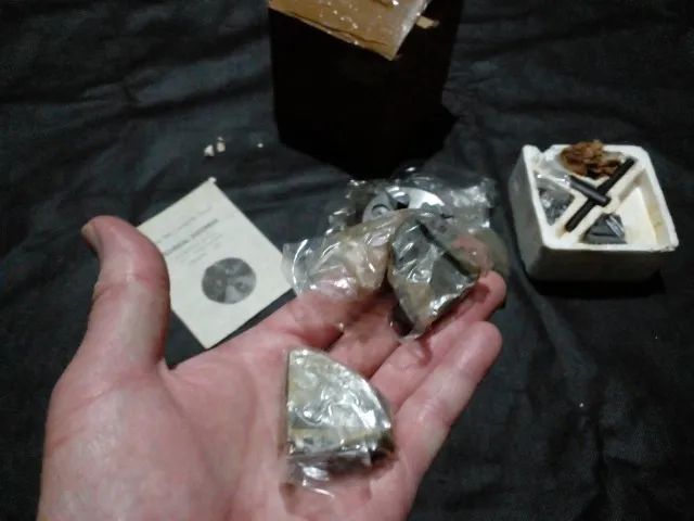 Placa de torno 80 mm 4 castanhas autocentrante sem uso !! - Foto 4