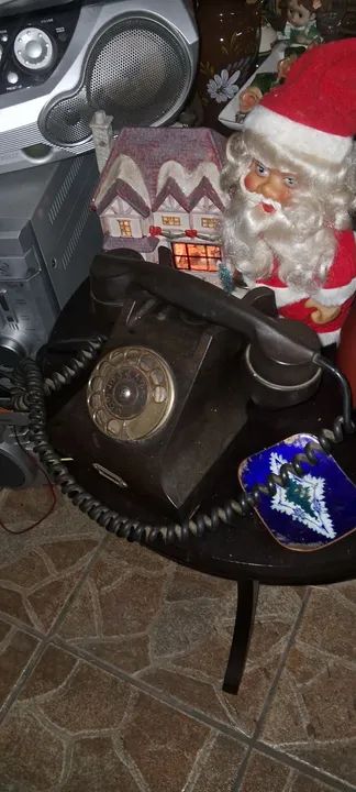 Telefone Antigo em Baquelite década 50 - Foto 4