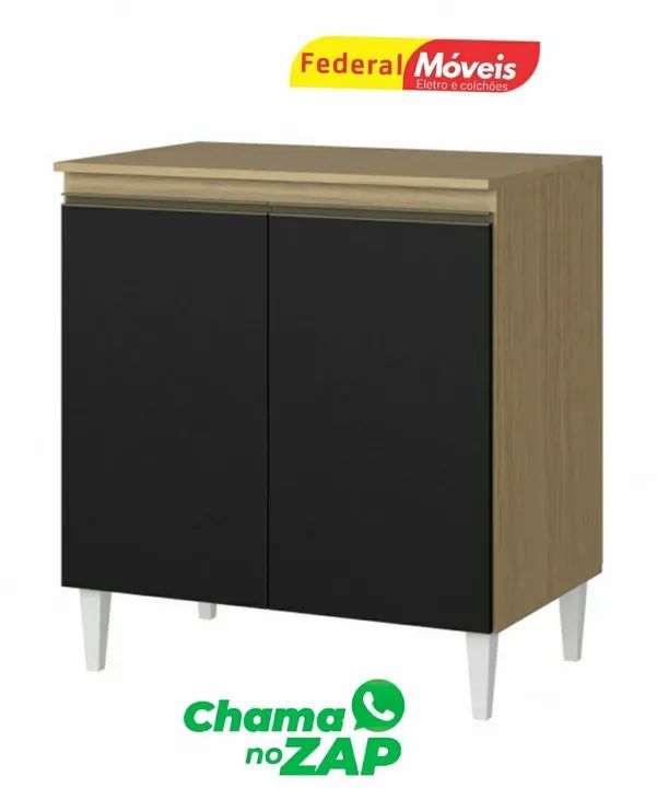 Balcão Para Cooktop 2 Portas Novo Fazemos Entrega 