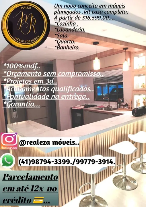 Kit Casa Completa - Móveis Planejados - Realiza Móveis
