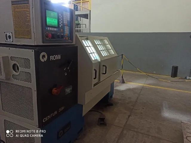 TORNO ROMI CNC, RETIFICAS CILINDRICA E RET. PLANA