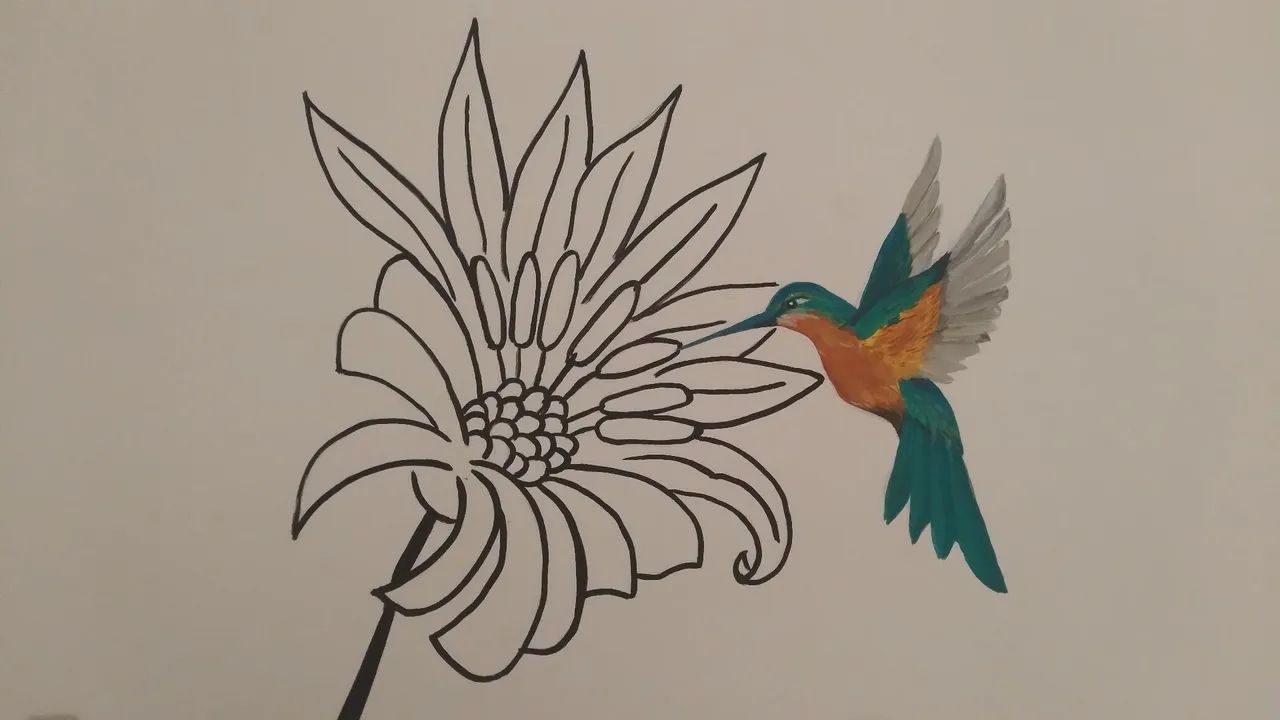 Desenho floral em paredes