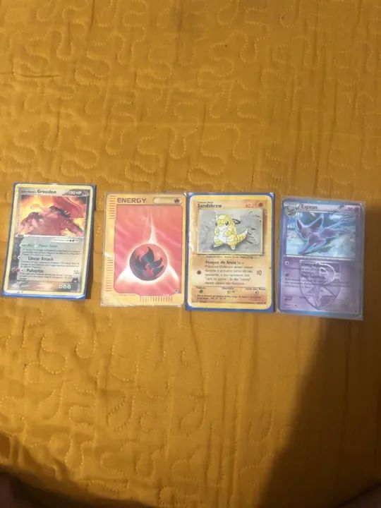 Cartas Pokémon antigas