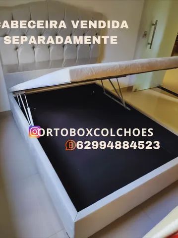 Cama box Baú Casal inteiro tamanho padrão - Foto 2