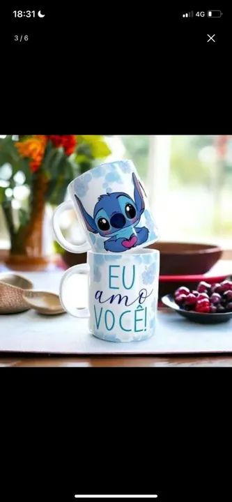 Caneca Lilo & Stitch personalizada  - Foto 4