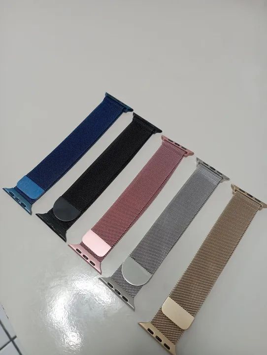Pulseiras para Smartwatch Milanesas de Aço 45/49 mm Disponível Pronta entrega ? - Foto 3