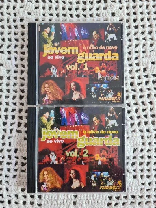 CDs Jovem Guarda volume 1 e 2