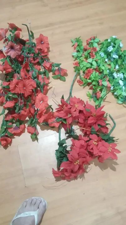 Flores artificiais para decoração - Foto 4