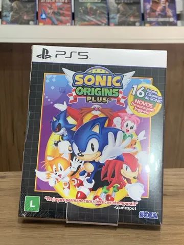 Jogo Sonic Origins Plus Para PlayStation 5 Novo Loja