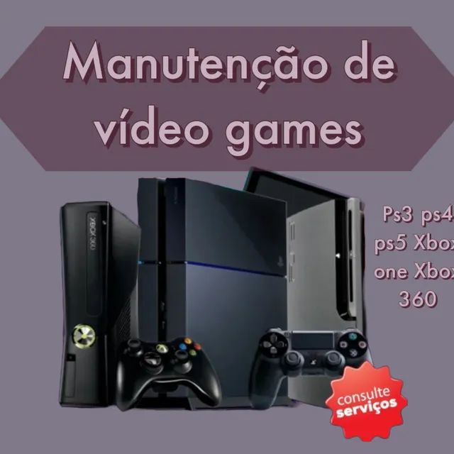 Ps3 ps4 ps5 manutenção 