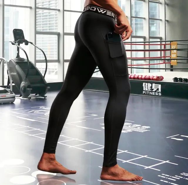 Calça térmica esportiva com bolso - Foto 4