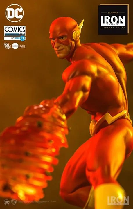 Flash Comics - Exclusivo - Iron Studios 1/10 - Foto 2