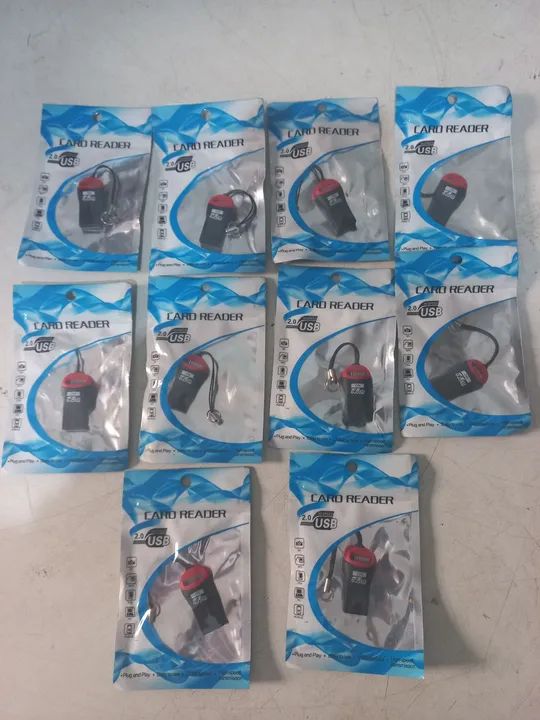 10 peças mini leitor adaptador cartão memória M2 USB  - Foto 3