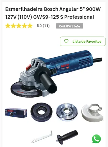 Esmirralheira Bosch profissional 900w 110v