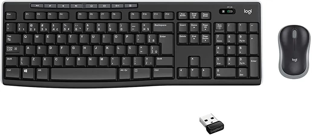 Kit Teclado E Mouse Logitech Wireless Mk270  Loja Coimbra Computadores Entregamos  - Foto 2