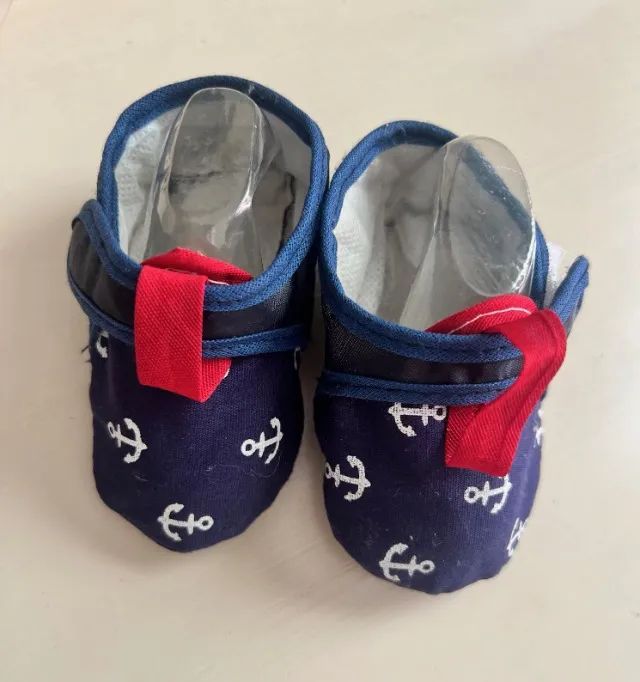 Sapatilha Bebê Infantil Molekino azul tamanho 14 - Foto 4