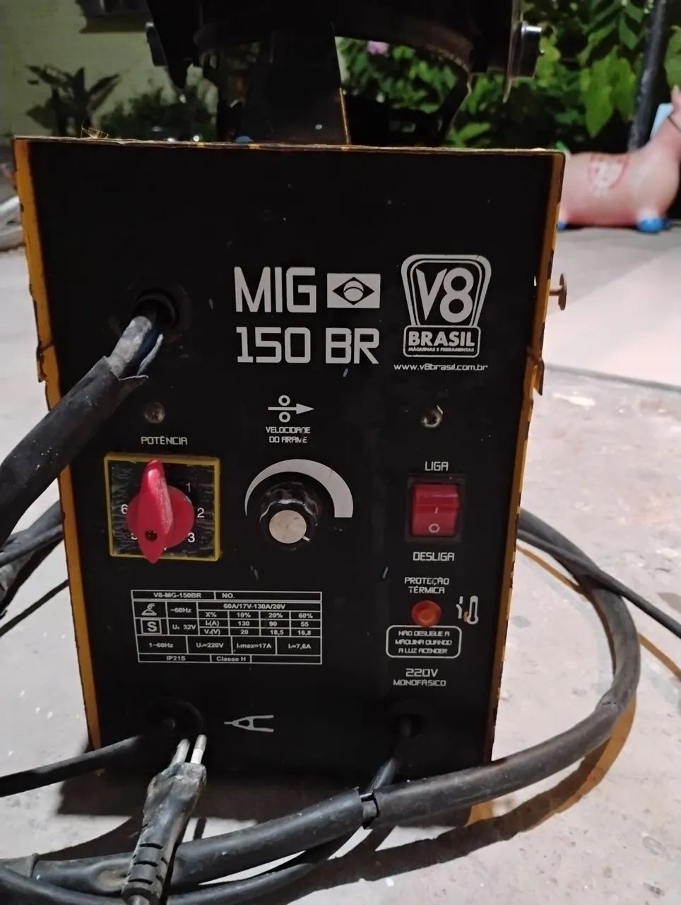 Vendo máquina de solda MIG sem gás