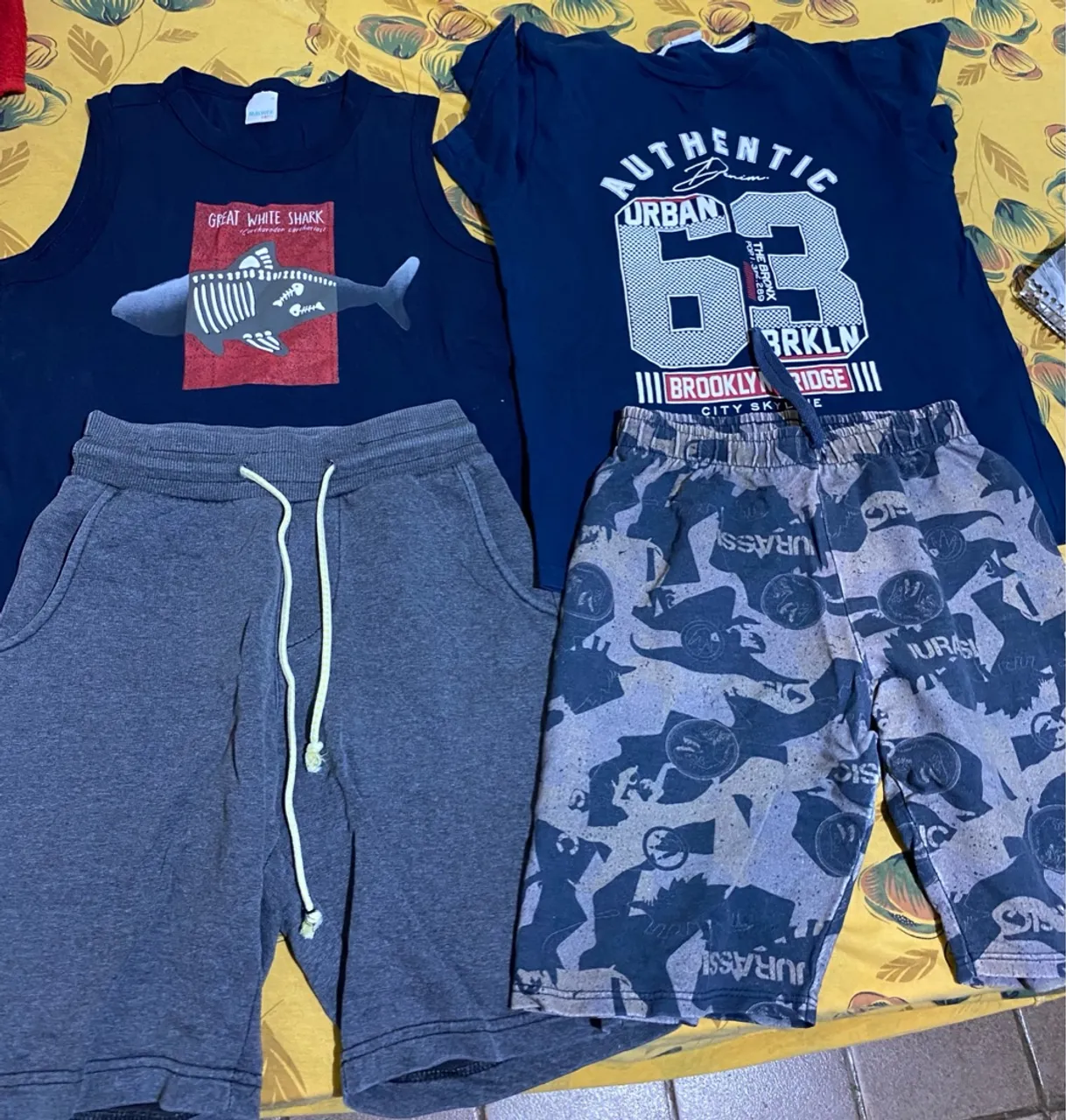 Lote de roupas para menino, 13 anos