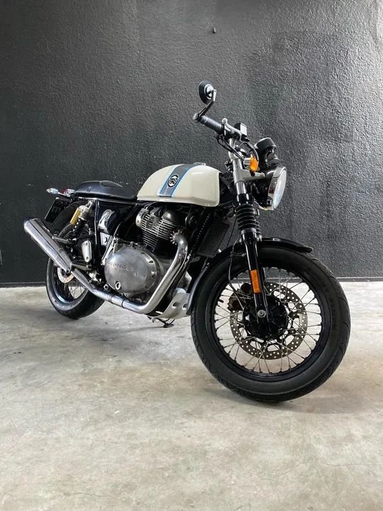 CONTINENTAL GT ROYAL ENFIELD I/ CGT 650 BRANCA 2020/2021 - Foto 7