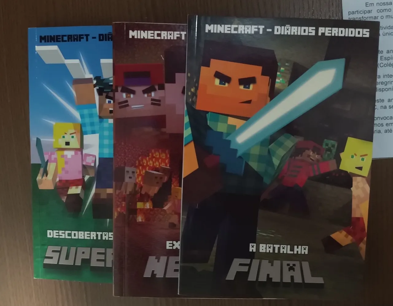 Série Minecraft: Diários Perdidos e Outros Livros
