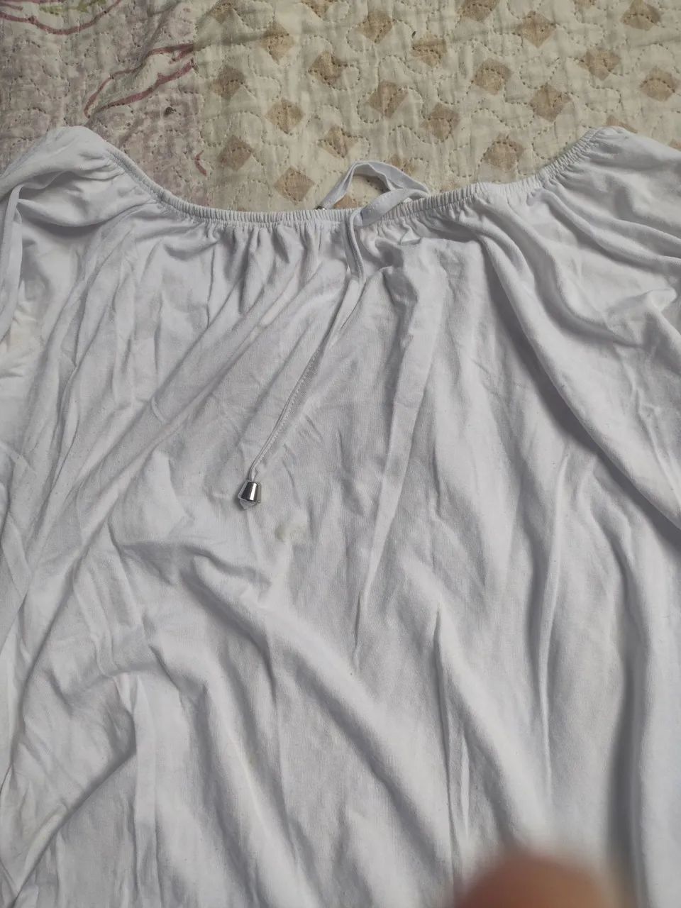 Blusa branca tamanho G - Foto 2