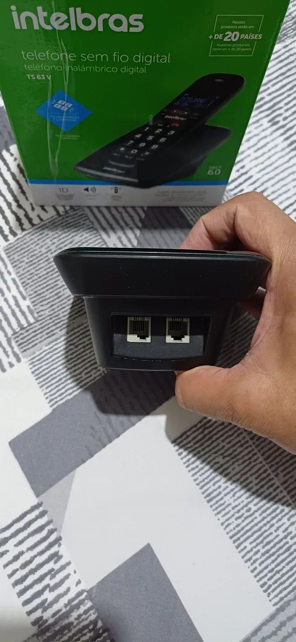Telefone sem fio digital Intelbras TS63 V - Foto 3
