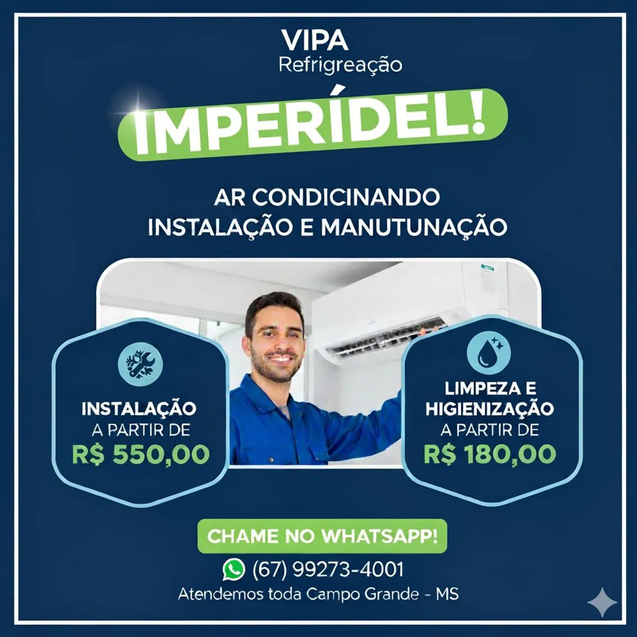 Ar condicionado - Instalação, limpeza e manutenção 