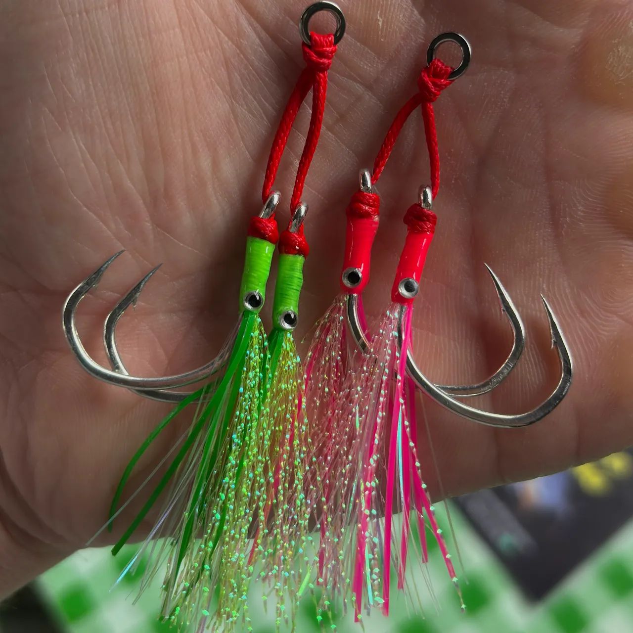 Assist Hook Duplo Anzol 4/0 - Com 4 Pares - Foto 5