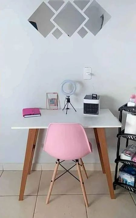 MESA ESCRIVANINHA 100% MDF DE QUALIDADE NOVA SOMENTE R$ 150 - Foto 3