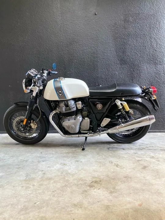 CONTINENTAL GT ROYAL ENFIELD I/ CGT 650 BRANCA 2020/2021 - Foto 6