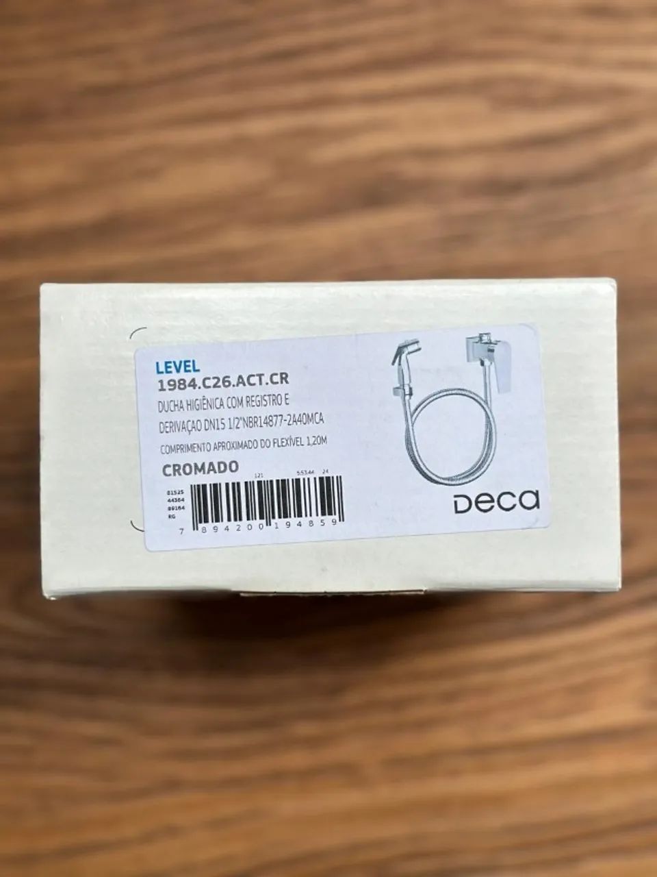 DUCHA HIGIÊNICA COM REGISTRO E DERIVAÇÃO DN15 ½? NBR14877-2A40MCA - MARCA: DECA - Foto 3