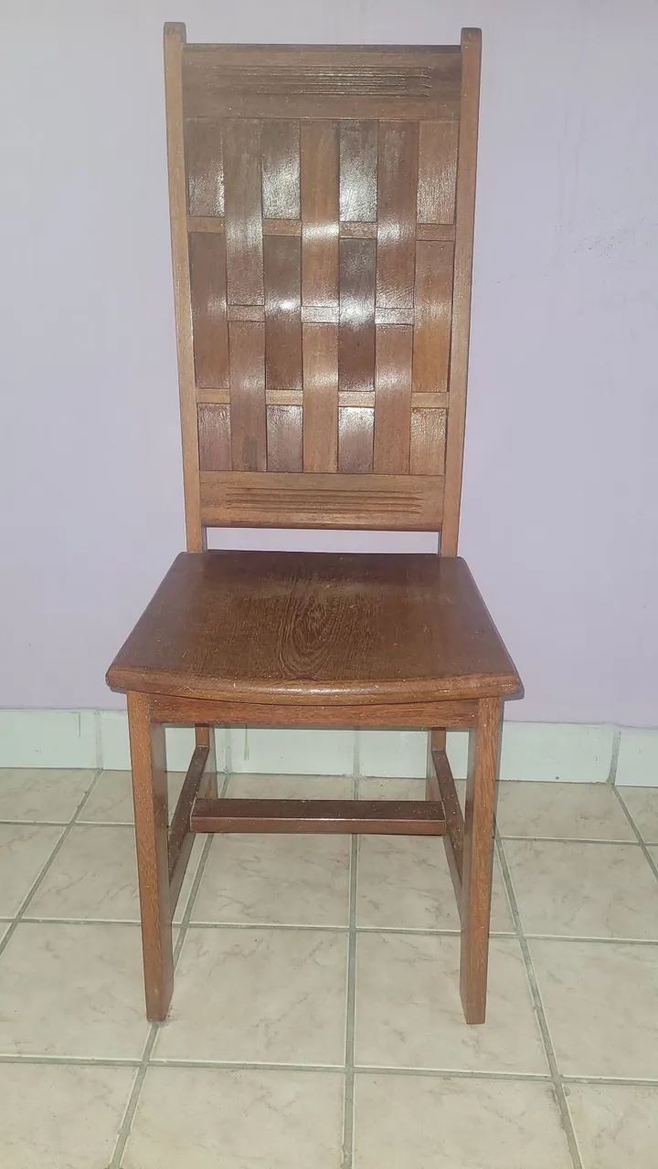 Set of 6 Wooden Chairs (Furniture from Gravatá)