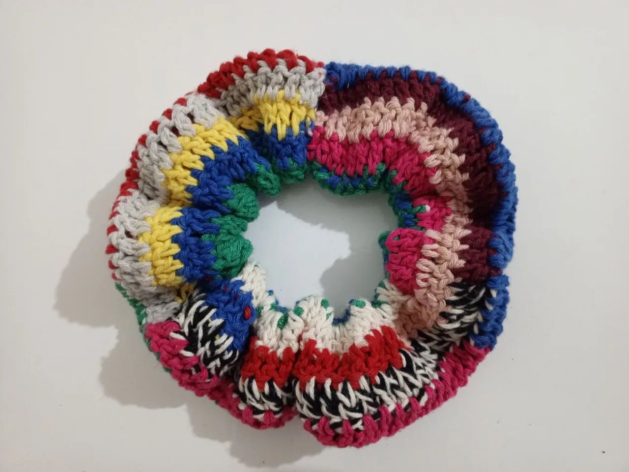 Scrunchie de crochê