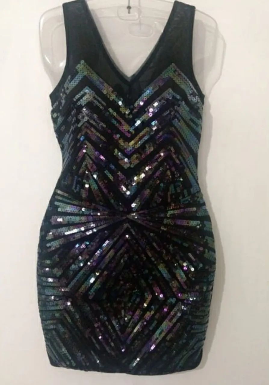 Vestido em Paetê da Marca 2B bebe.