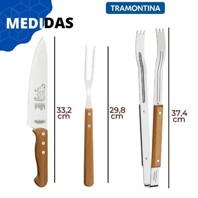 Jogo para Churrasco Tramontina - Foto 3