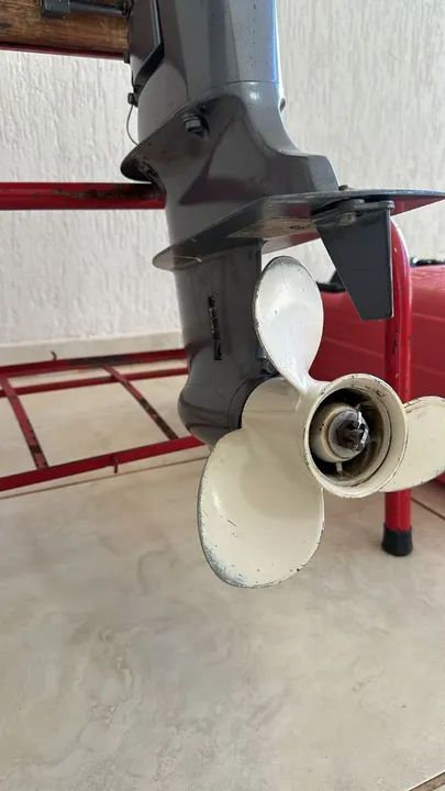 Motor Yamaha 15hp - 2008 - 20h uso - - Foto 5