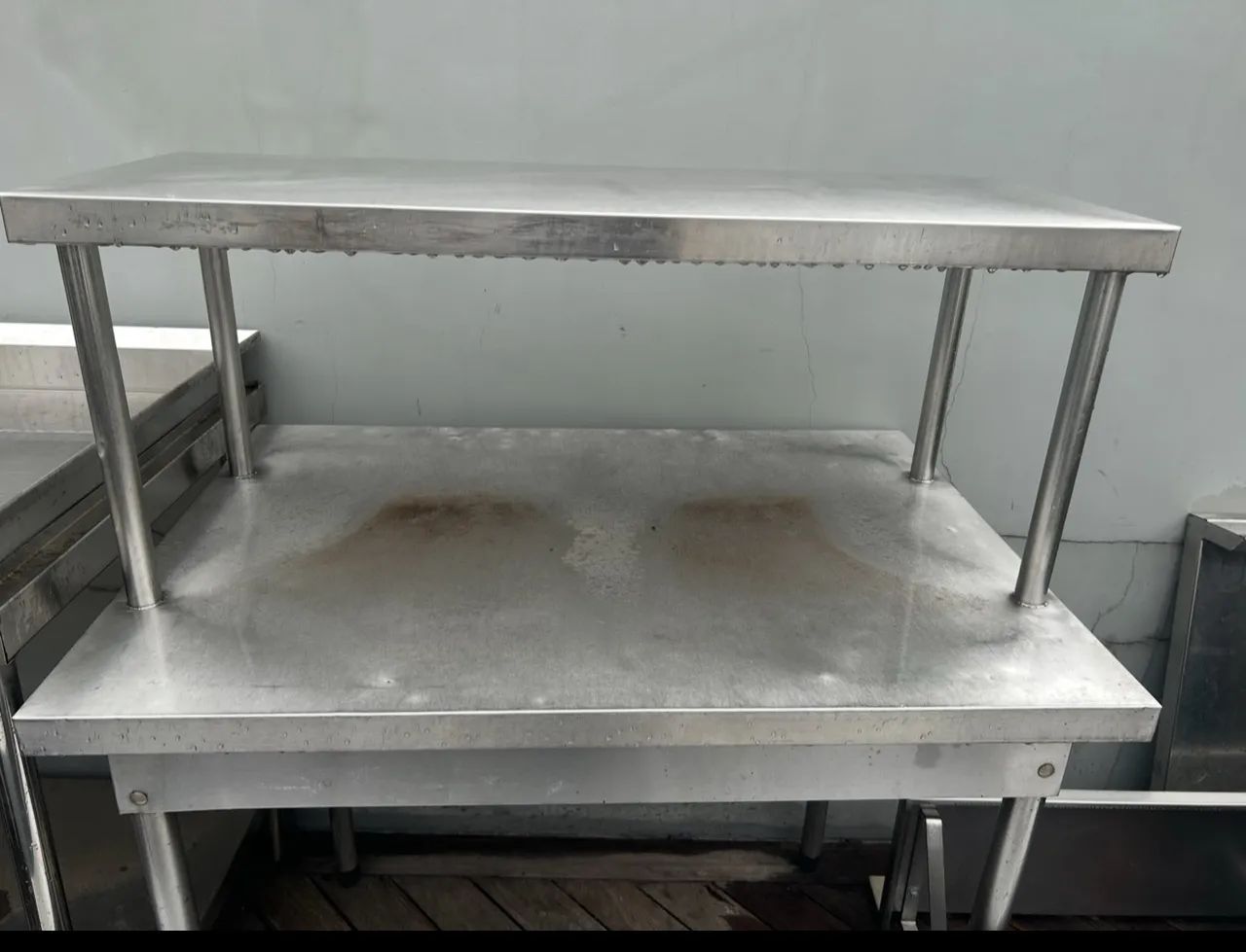 Mesa de Aço Inox para Cozinha Industrial