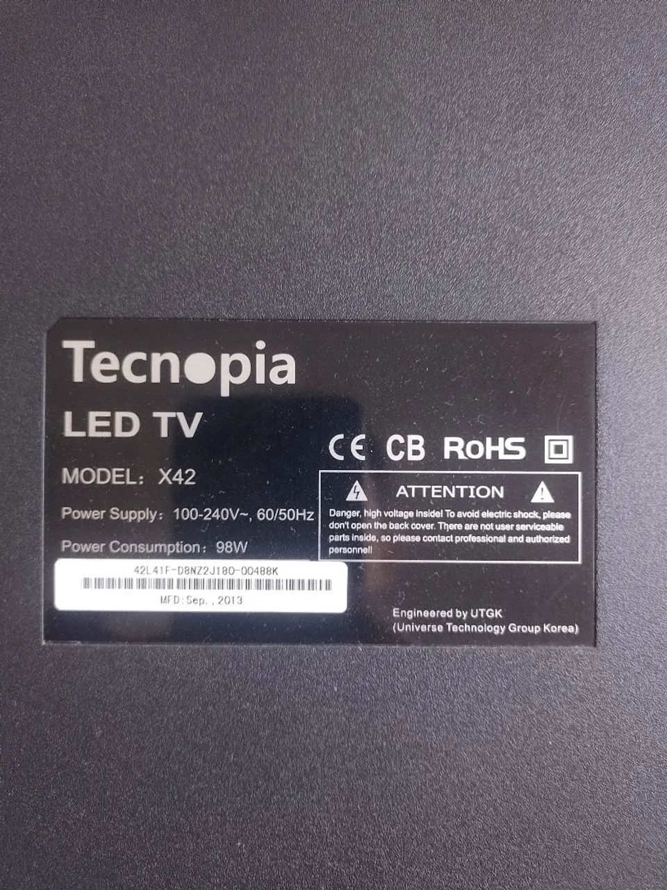 TV Tecnopia 42 Polegadas  - Foto 3