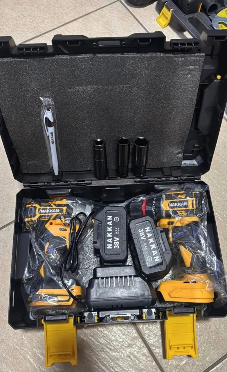 Chave de impacto + parafusadeira/furadeira 36v - Foto 2