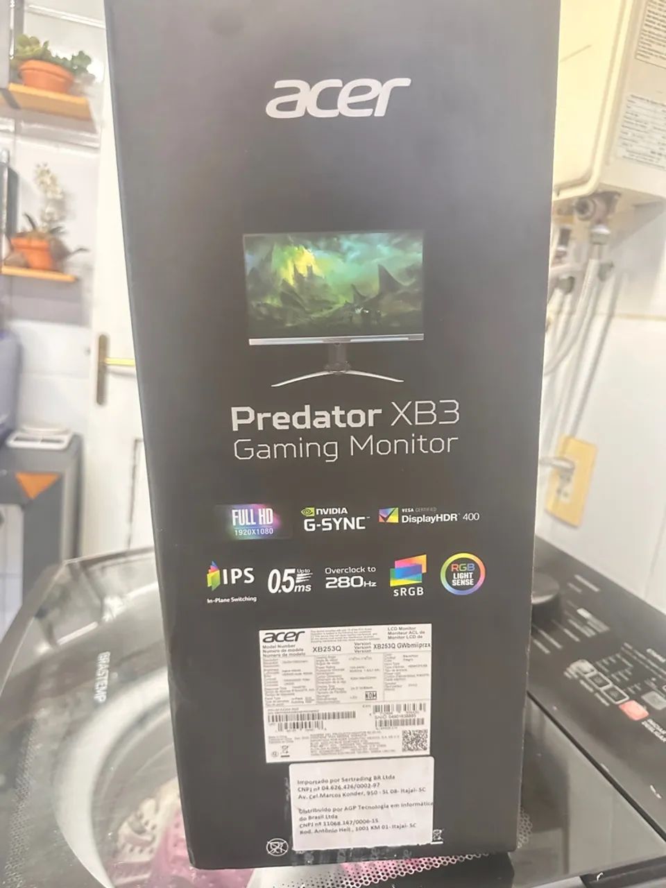 Monitor Acer Predator 24.5 Pol. 280Hz 0.5ms IPS FHD - Foto 5