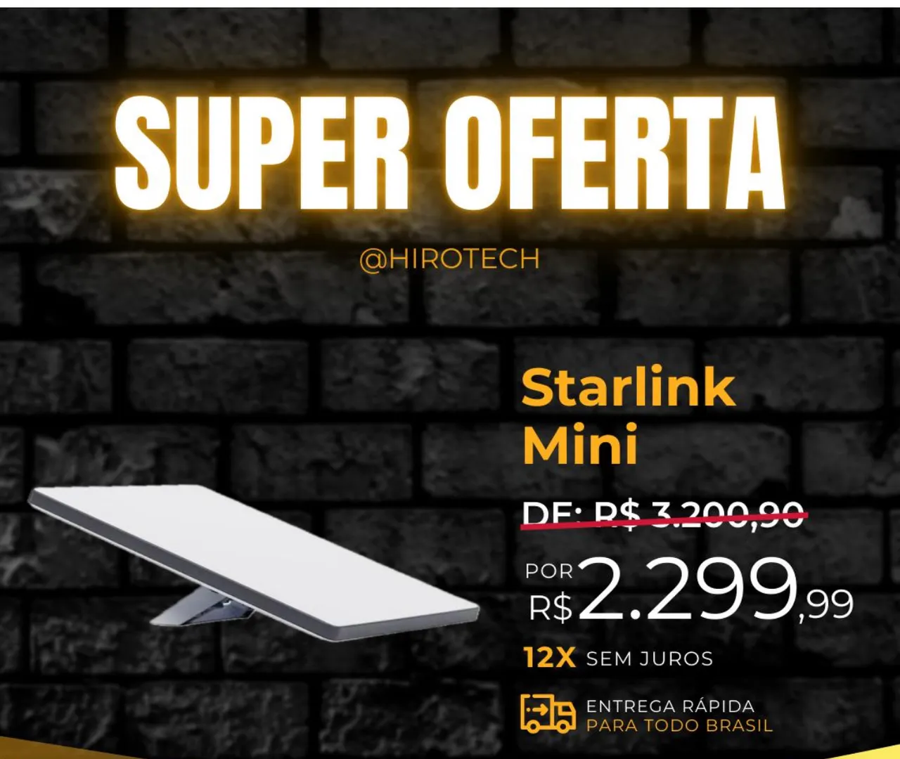 Starlink Mini lacrada