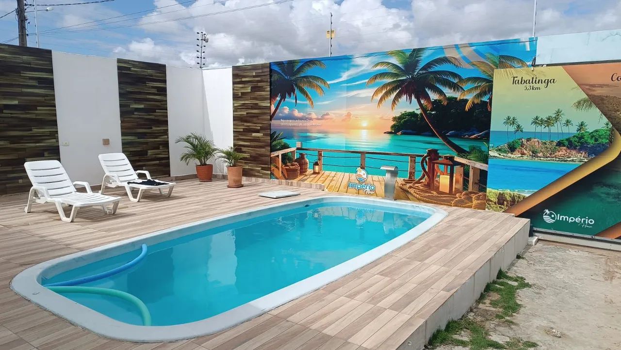 Casa de Temporada com Piscina em Jacumã 