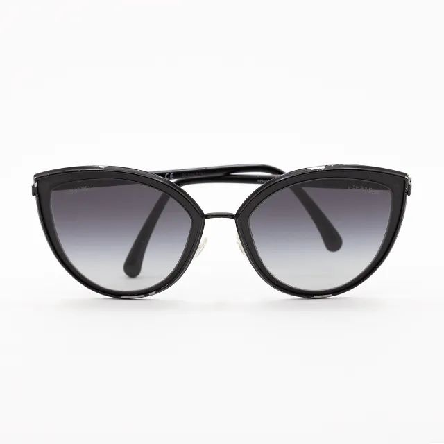 Óculos De Sol Chanel Cat Eye 4222 Preto