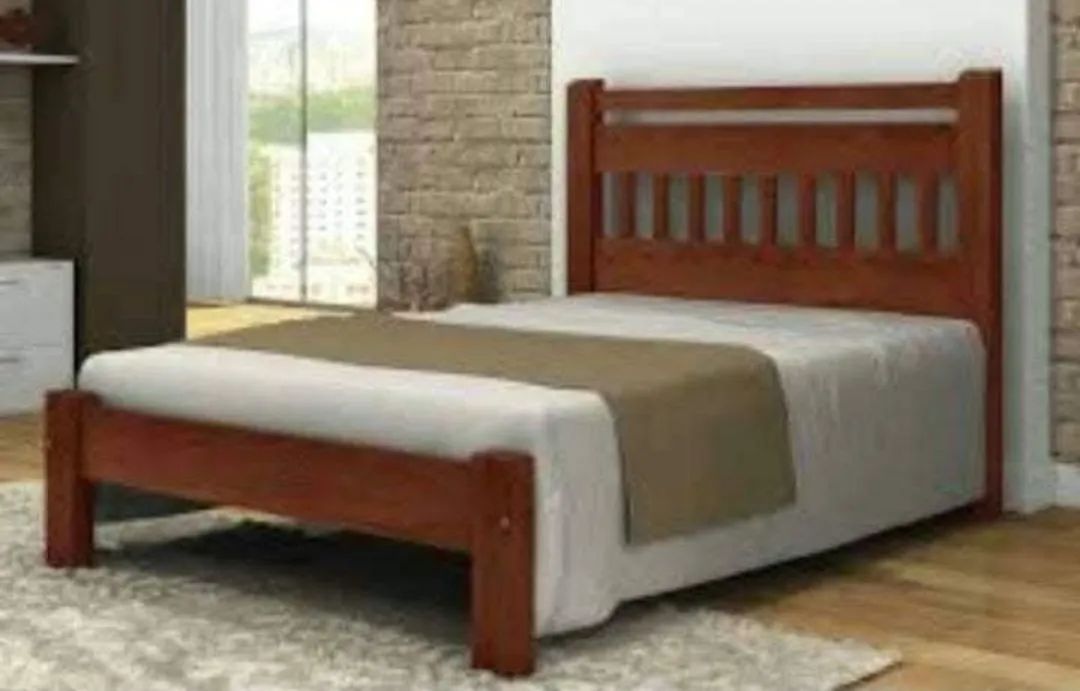Solid Wood Bed with Modern Design64386070284290125