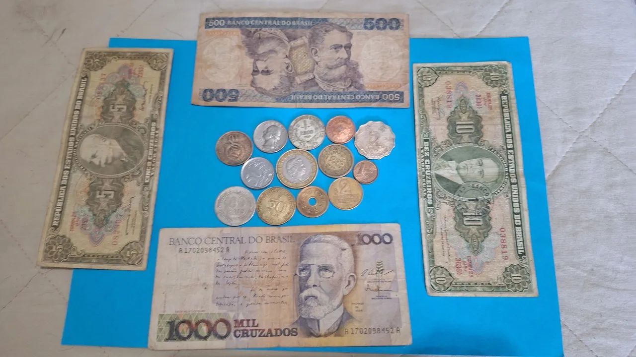 Moedas antigas brasileiras - colecionador