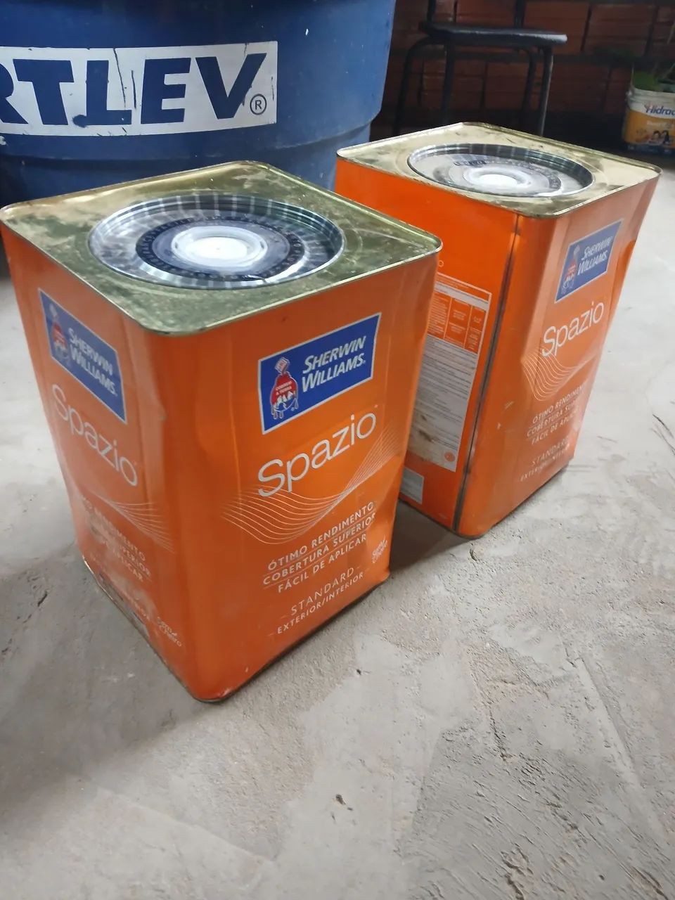 Tinta Sherwin Williams Spazio - 2 Latas acrílica  branco 18 litro