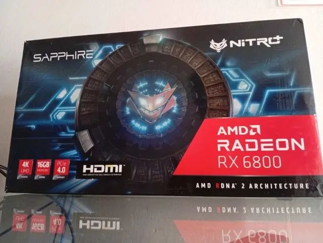 RX 6800 16GB GDDR6 Nitro+ *Analiso troca em placa inferior com volta... - Foto 5