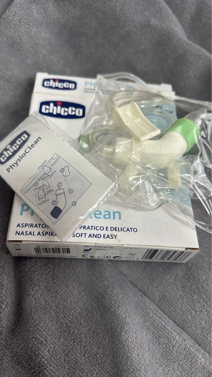 aspirador nasal chicco physioclean