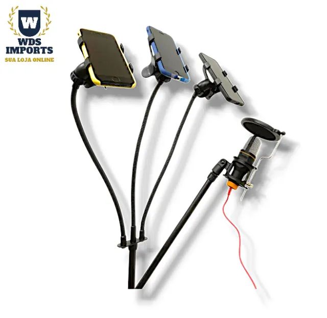 Pedestal Suporte para Microfone e celular - Foto 4