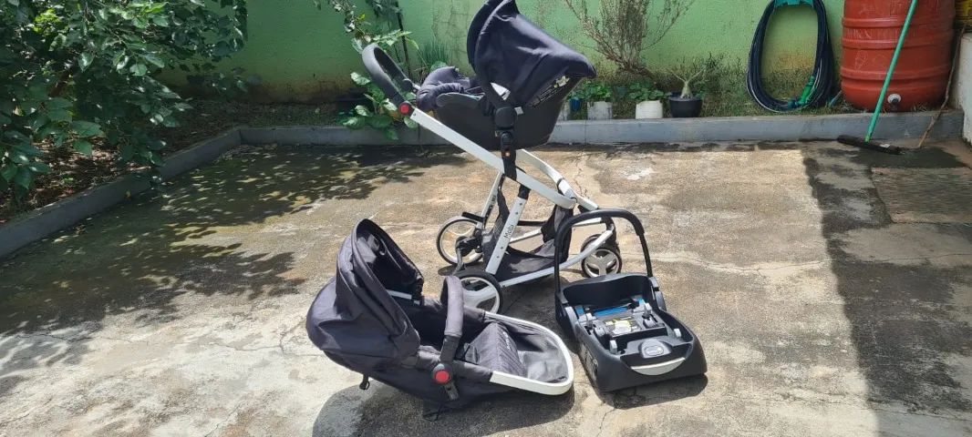 Carrinho com Bebê Conforto Travel System Mobi - Safety 1st